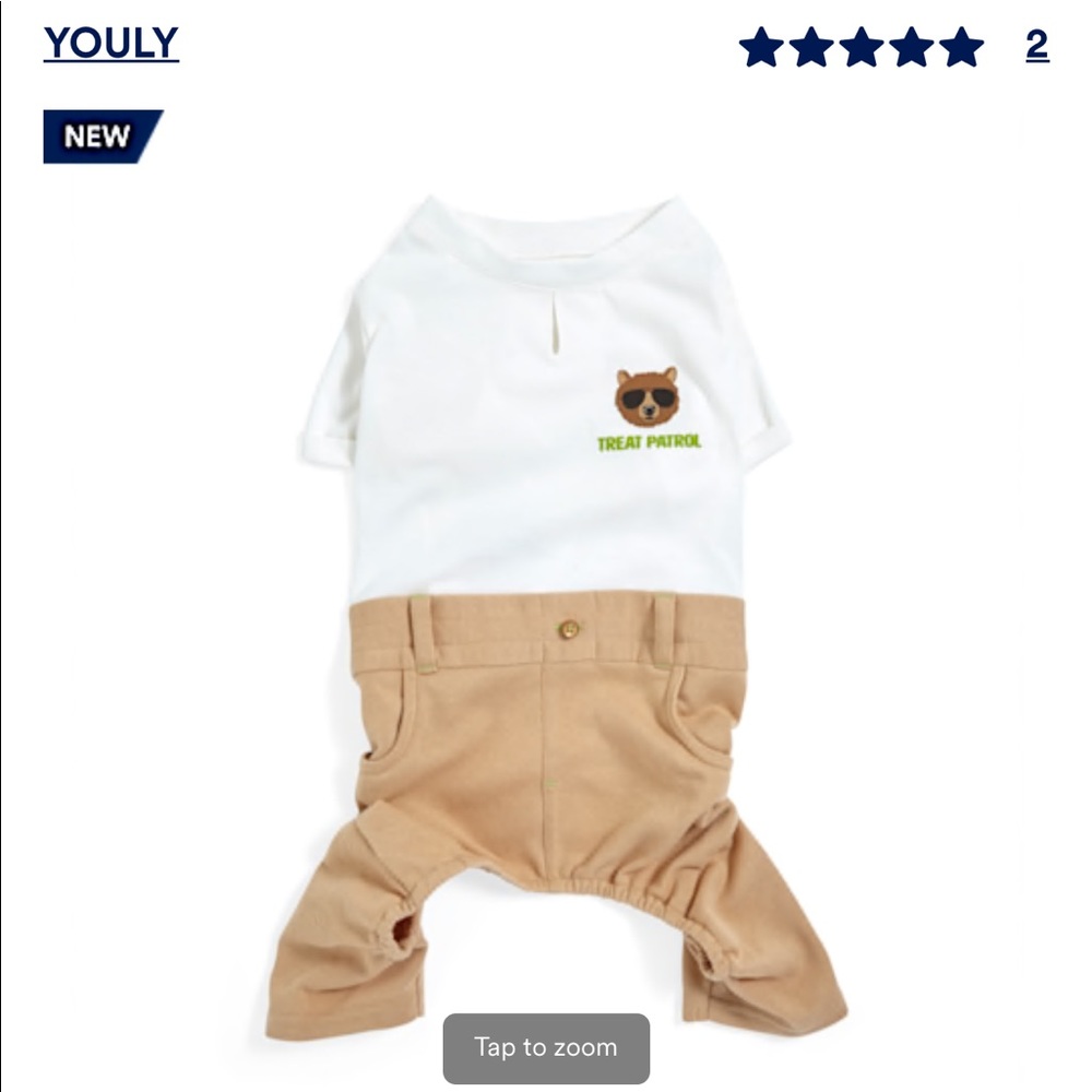 Onesie for dogs